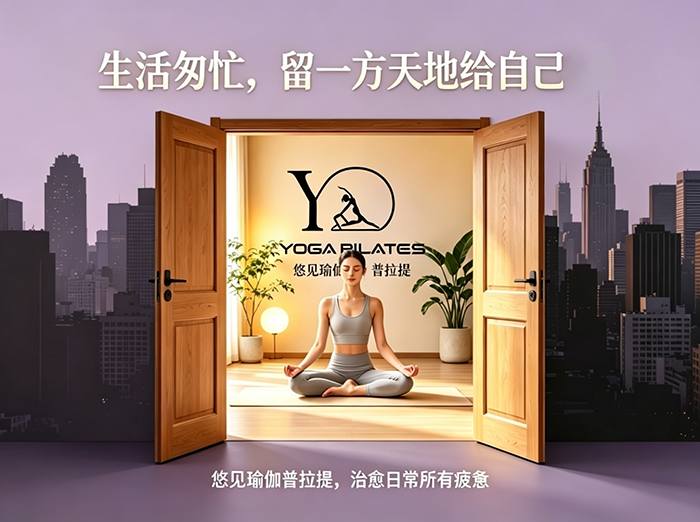 悠见瑜伽普拉提场馆 — 生活勿忙，留一方天地给自己
