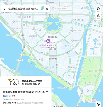 悠见瑜伽普拉提位置地图